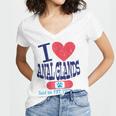 Vet Tech I Love Veterinary Technician Graduation Women's Jersey Short Sleeve Deep V-Neck Tshirt