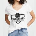 Volleyball Senior Night Volleyball Senior 2025 Graduation 30 Women's Jersey Short Sleeve Deep V-Neck Tshirt