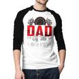 2 Year Old Racing Car Two Fast Birthday 2nd Family Dad Men Baseball Raglan Shirt