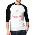 2nd Second Time Dad It's a Girl Gender Reveal Dad Of 2 Kids Men Baseball Raglan Shirt