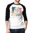 4th Of July Franklin Ben Drankin American Dad Men Women Men Baseball Raglan Shirt