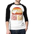 Aquascaping Aquarium Aint No Betta Fish Dad Betta Fish Men Baseball Raglan Shirt
