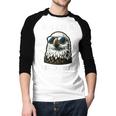 Bald & Majestic Sexy Bald Guy Dad Men Baseball Raglan Shirt