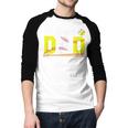 Ballpark Dad Baseball Softball Dad Of Ballers Men Baseball Raglan Shirt