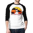 Best Bunny Dad Ever Rabbit Jumper Dad Men Baseball Raglan Shirt