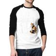 Best Calico Cat Dad Ever Calico Cat Lover Calico Cat Owner Men Baseball Raglan Shirt