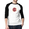 Bethune-Cookman University Wildcats Arched Dad Men Baseball Raglan Shirt