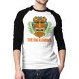 The Big Kahuna Hawaiian Tiki Dad Boss T-Shirt Men Baseball Raglan Shirt