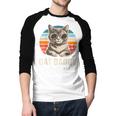Cat Daddy Shirt Men Cat Lover Dad Fathers Day Men Baseball Raglan Shirt