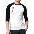 Cheer Dad Beer Dad Cheerleading Father Father's Day Men Baseball Raglan Shirt