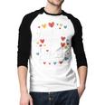 Child Adoption Day Adoptive Dad Adoption Made Me A Sister Men Baseball Raglan Shirt