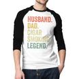 Cigar Lover For Dad Men Vintage Cigar Saying Men Baseball Raglan Shirt