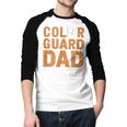 Color Guard Dad Flag Flipping Father Men Baseball Raglan Shirt Color Guard Dad Flag Flipping Father Men Baseball Raglan Shirt