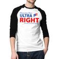 Conservative Dad's Ultra Right 100 Work Free American Beer Men Baseball Raglan Shirt
