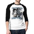 Cool Alpha Wolf Meme Don't Worry Kitten Daddy's Here Men Baseball Raglan Shirt