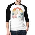 Cute Papa Bear Vintage Father's Day Retro Dad Guitar Men Baseball Raglan Shirt Cute Papa Bear Vintage Father's Day Retro Dad Guitar Men Baseball Raglan Shirt