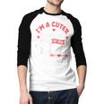Cuter Version Of Dad Cute Kid Boy Girl Proud New Dad Men Baseball Raglan Shirt