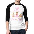 Dad 5th Birthday Her Royal Fiveness Princess Matching Men Baseball Raglan Shirt