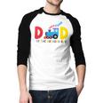Dad Of The Birthday Boy Choo Choo Train Family Matching Men Baseball Raglan Shirt Dad Of The Birthday Boy Choo Choo Train Family Matching Men Baseball Raglan Shirt