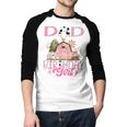 Dad Of The Birthday Girl 1St Birthday Pink Cow Farm Men Baseball Raglan Shirt Dad Of The Birthday Girl 1St Birthday Pink Cow Farm Men Baseball Raglan Shirt