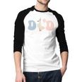 Dad Daddy Of The Birthday Silly Goose Family Men Baseball Raglan Shirt