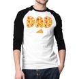 Dad Daddy Matching Birthday Squad Crew Pizza Family Men Baseball Raglan Shirt
