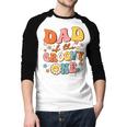 Dad Of The Groovy One 1st Birthday Pregnancy Announcement Men Baseball Raglan Shirt Dad Of The Groovy One 1st Birthday Pregnancy Announcement Men Baseball Raglan Shirt