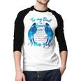 To My Dad In Heaven I Miss You Men Baseball Raglan Shirt