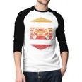 Dad Level Unlocked Gaming Gamer Father Video Games Men Baseball Raglan Shirt