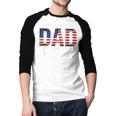 Dad Man Saying Proud Dad That Didn't Raise Liberals Men Baseball Raglan Shirt