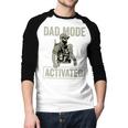 Dad Mode Activated Tactical Baby Carrier Military Father Men Baseball Raglan Shirt