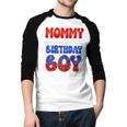 Dad And Mom Mommy Birthday Boy Spider Family Matching Men Baseball Raglan Shirt