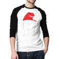 Dad Santa Christmas Family Matching Pajamas Papa Xmas Father Short Sleeve Men Baseball Raglan Shirt