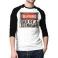 Dad Of a Teenager Official Teenager Matching Men Baseball Raglan Shirt