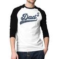 Dad3 Dad Cubed Father Of Three Daddy 3 Third Time Dad Men Baseball Raglan Shirt Dad3 Dad Cubed Father Of Three Daddy 3 Third Time Dad Men Baseball Raglan Shirt