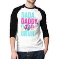 Dada Daddy Dad Bruh Baseball Drip Ice Cream Dad Bruh Men Baseball Raglan Shirt