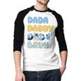 Dada Daddy Dad Bruh Fathers Day Blue Dog Men Baseball Raglan Shirt Dada Daddy Dad Bruh Fathers Day Blue Dog Men Baseball Raglan Shirt