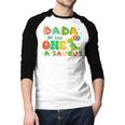 Dada Of The One-A-Saurus 1st Birthday Boy Dinosaur Family Men Baseball Raglan Shirt Dada Of The One-A-Saurus 1st Birthday Boy Dinosaur Family Men Baseball Raglan Shirt