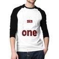 Dada Of The Wild One Buffalo Plaid Lumberjack 1st Birthday Men Baseball Raglan Shirt