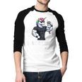 Dadacorn Unicorn Dad Papa Father's Day Daughter Men Baseball Raglan Shirt Dadacorn Unicorn Dad Papa Father's Day Daughter Men Baseball Raglan Shirt