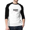 Daddy Bear Fathers Day Cute Baby Cub Papa Dad-a Pops Small Men Baseball Raglan Shirt