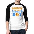 Daddy Of The Birthday Boy Milk And Cookies Lover Men Baseball Raglan Shirt Daddy Of The Birthday Boy Milk And Cookies Lover Men Baseball Raglan Shirt