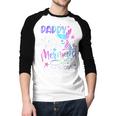 Daddy Of The Birthday Mermaid Matching Family Party Father's Men Baseball Raglan Shirt Daddy Of The Birthday Mermaid Matching Family Party Father's Men Baseball Raglan Shirt