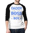 Daddy Of The Boss Birthday Party Outfit Like A Boss Daddy Men Baseball Raglan Shirt Daddy Of The Boss Birthday Party Outfit Like A Boss Daddy Men Baseball Raglan Shirt