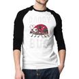Daddy Bug Ladybug Lover Cute Dad Small Men Baseball Raglan Shirt
