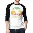Daddy Dinosaur Daddysaurus 2 Kids For Dad Men Baseball Raglan Shirt Daddy Dinosaur Daddysaurus 2 Kids For Dad Men Baseball Raglan Shirt