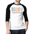 Daddy Saurus Dad Dinosaur Three Rex Birthday Boy Girl Family Men Baseball Raglan Shirt Daddy Saurus Dad Dinosaur Three Rex Birthday Boy Girl Family Men Baseball Raglan Shirt