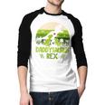 Daddysaurus Rex 2 Kids Sunset Tshirt For Fathers Day Men Baseball Raglan Shirt Daddysaurus Rex 2 Kids Sunset Tshirt For Fathers Day Men Baseball Raglan Shirt