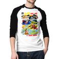 DC Comics Father's Day Justice League Dad Attributes Men Baseball Raglan Shirt
