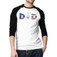 Disney Frozen Olaf Sven Kristoff Father’s Day Birthday Dad Men Baseball Raglan Shirt